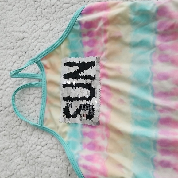 Wonder Nation Girl's Swimsuit - Picture 3 of 9